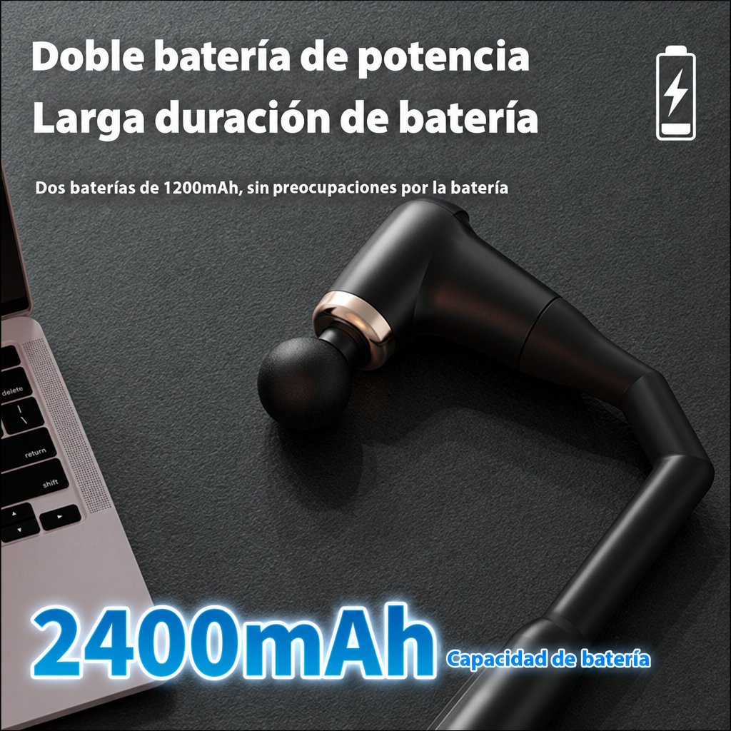 Doble batería 2400mAh - Larga duración