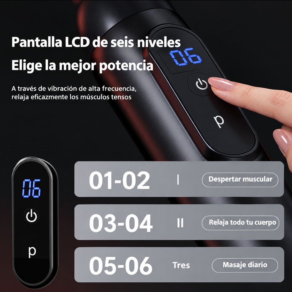 Pantalla LCD seis niveles - Elige la mejor potencia